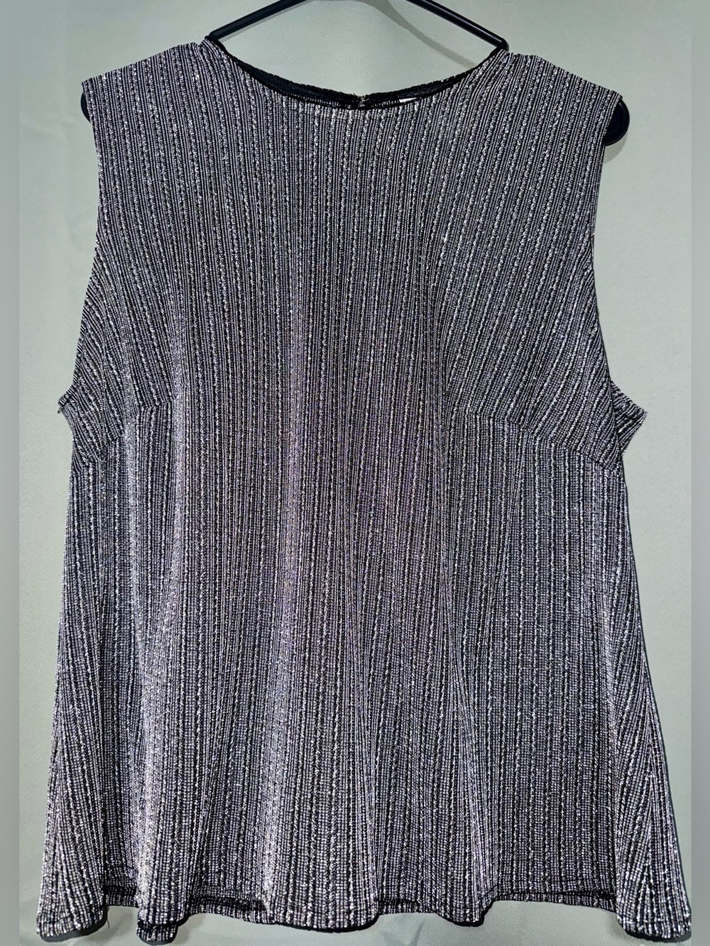 Vintage AFTERDARK Metallic Sparkle Tank Top 2X